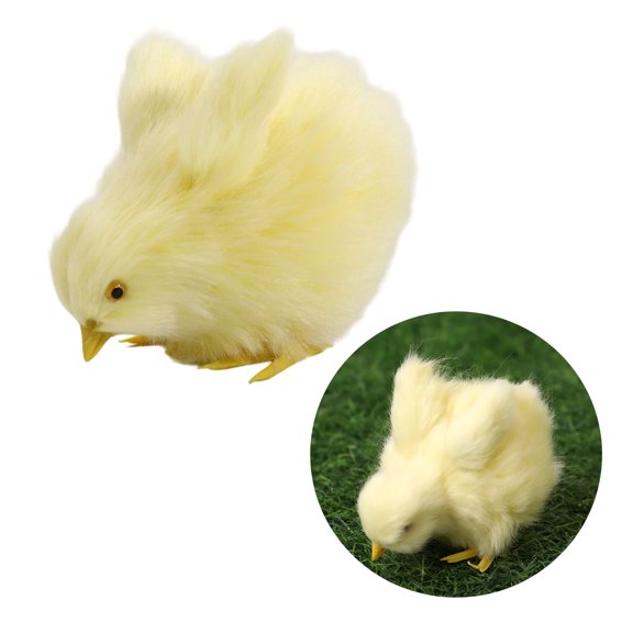Plush Chicken Doll Stuffed Animals Easter Day Festival Realistic Chicken Toy Soft Doll Early Education Kid Party Favor