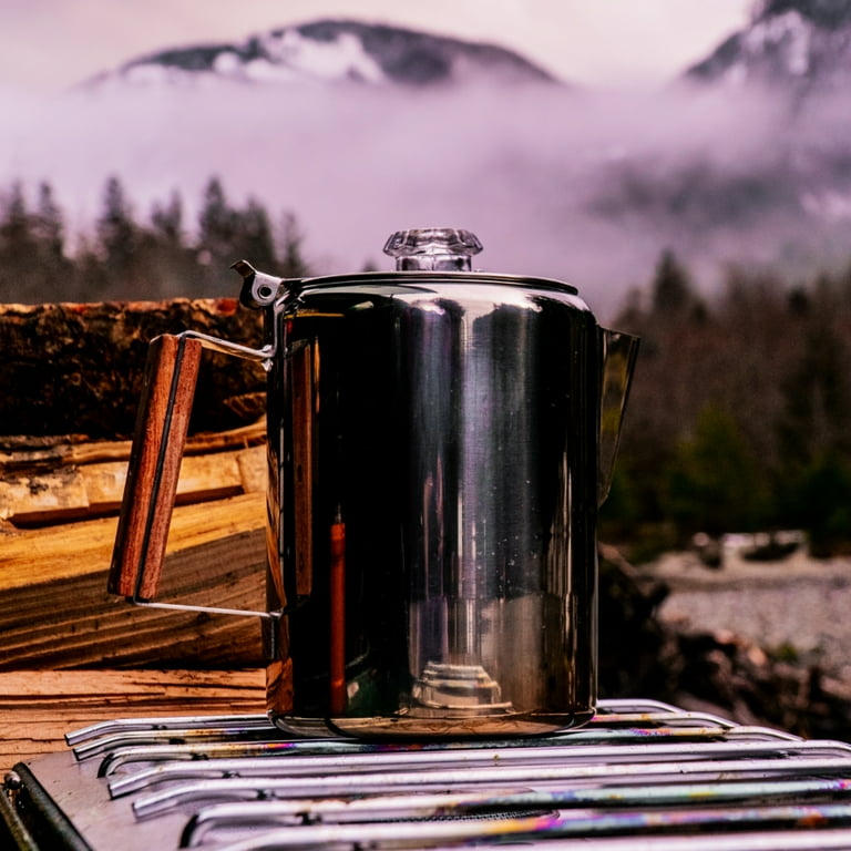 Bozeman Camping Coffee Percolator - 12 Cup – COLETTI Coffee