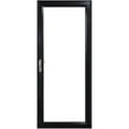 thumbnail image 1 of 34" x 80" Right Hand Full View 1 Lite Aluminum Storm Door - with Removeable Screen, Black, 1 of 2