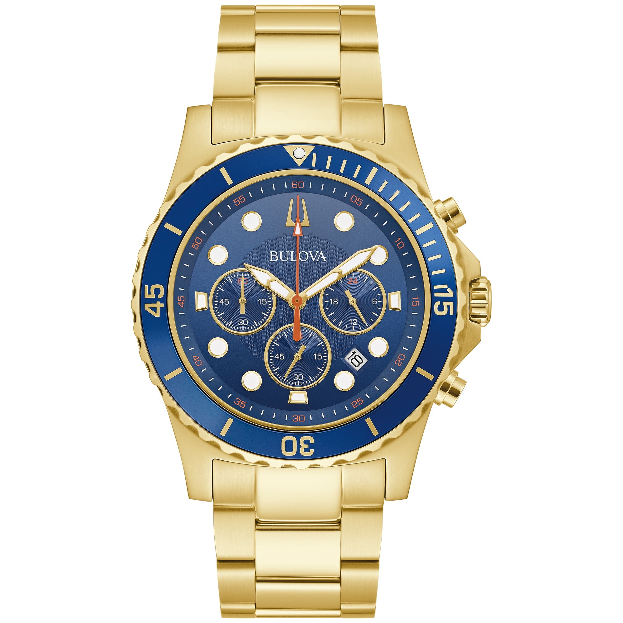 Bulova Men's Marine Star Gold-Tone Chronograph Watch - 98B406 - Walmart.com Bulova Men's Marine Star Gold-Tone Chronograph Watch - 98B406 - Walmart.com