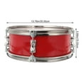 thumbnail image 2 of OULII Red Snare Drum for Enthusiast Percussion Playing and Musical Skill Building, 2 of 5