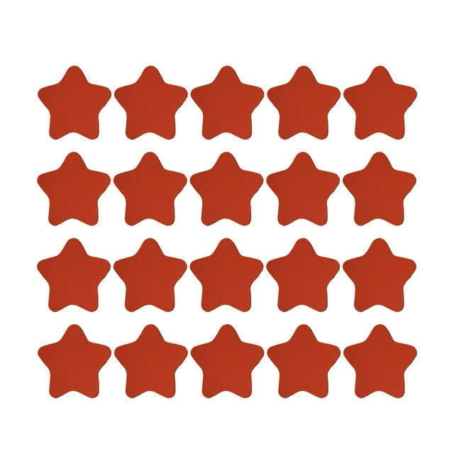 Trayknick 20Pcs/Set Magnetic Sticker Easy to Apply Multifunctional Multicolor Children's Race Stars Whiteboard Magnet Party Supplies