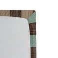 thumbnail image 3 of Ambesonne Abstract Fitted Sheet, Sketchy Squares Modern Art, Full Size, Brown Beige and Pale Teal, 3 of 5