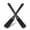 Black, variant on Stcellnmex Crepe Spatula Silicone Non Stick Heat Resistant Long Narrow Skinny Flipper Sky Blue 2 Piece