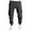 Dark Gray, variant on OSOLU Solid Color Men's Fall Winter Overalls Men's Pocket Pants Sports Sweatpants Casual Pants Cargo Pants Trousers Everyday Comfort Versatile Bottoms