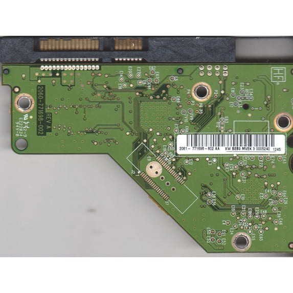 WD15EARS-60MVWB0, 2061-771698-802 AA, REV A, WD SATA 3.5 PCB