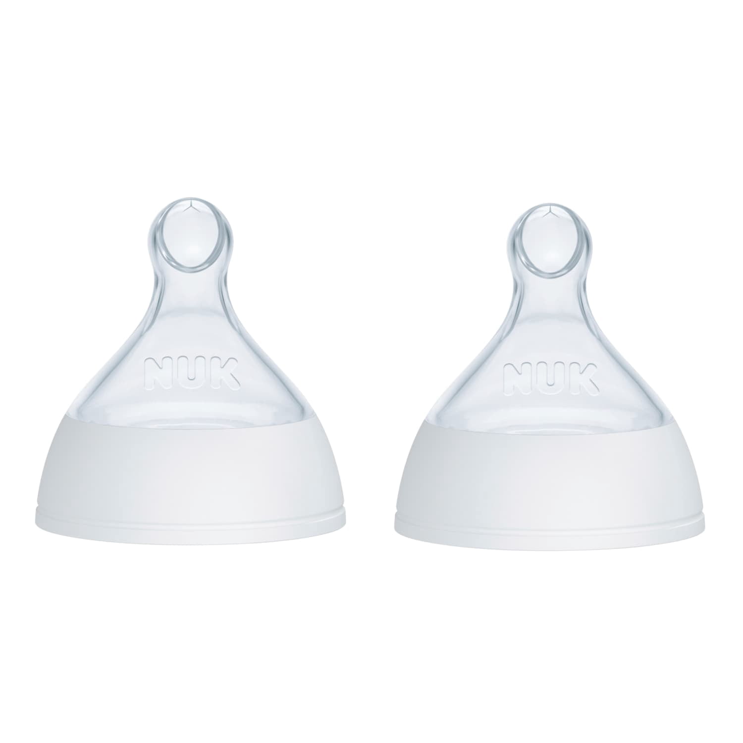 (2 pack) NUK Smooth Flow Pro Anti-Colic Baby Bottle Replacement Nipples, 2-Pack