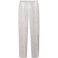 thumbnail image 1 of Plus size 2x Soft Peach Aurora Designer Print Slinky TapeBlack Pants, 1 of 4