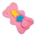 thumbnail image 2 of Esponja de baño para bebé de 1,8 pulgadas de grosor, antideslizante, suave, con forma de dibujos animados, gruesa, para baño, color rosa, 2 of 12