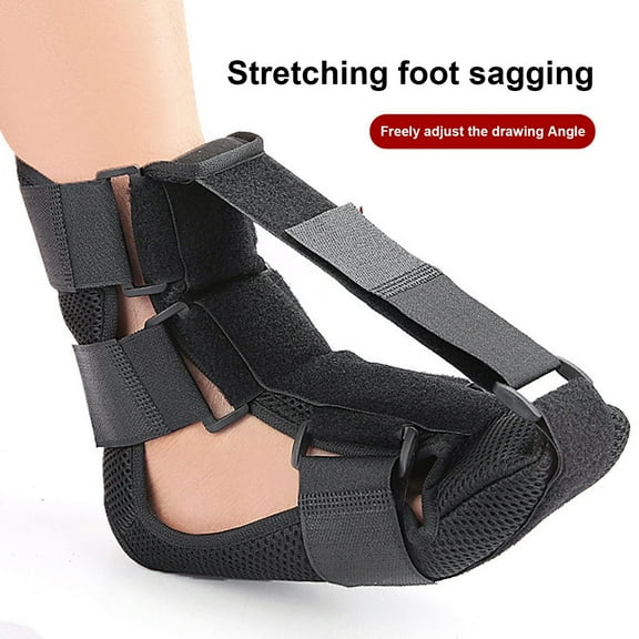sunsanly Plantar Fasciitis Night Splint Adjustable Sponge Padding Women Men Ankle Arch Support Stretch Boot Tendonitis Relief Sleeping Foot Drop Brace
