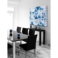 thumbnail image 6 of "Blue Diamonds" Painting Print on Wrapped Canvas, 6 of 7