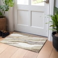 thumbnail image 3 of Addison Rugs Machine Washable Indoor/ Outdoor Abstract Contemporary Chantille Rug Beige - 1'8" x 2'6", 3 of 5