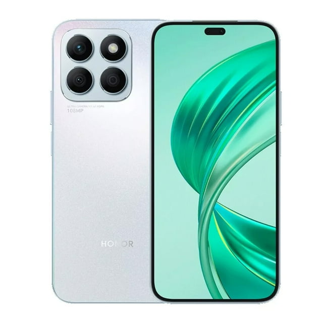 Teléfono inteligente HONOR X8b 5G con 8 GB de RAM y 512 GB de ROM, cámara de 108 MP (plata titanio)LLY-LX2