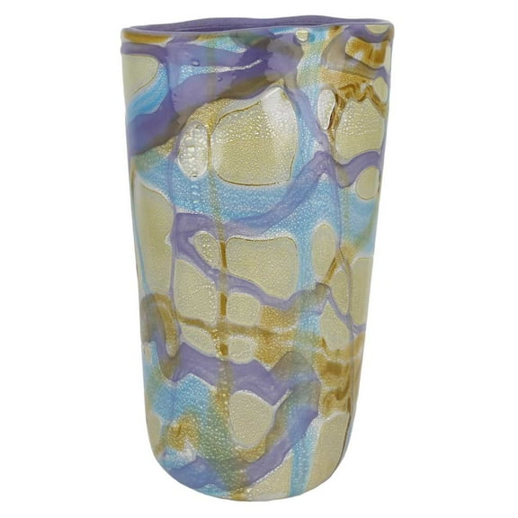 GlassOfVenice Murano Glass Shimmering Sea Vase