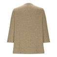 thumbnail image 6 of Erwazi Lightweight Cardigans for Women Fall Trendy 3/4 Sleeve Open Front Cardigan Sweaters, 6 of 7