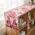 thumbnail image 6 of Table Runners 70 Inches Long Dress Scarves, Valentine's Day Farmhouse Coffee/Dining/Kitchen Table Decor, Holiday Table Runner, Loves Gnomes Roses Romantic Pink Plaid 13x70 Inch, 6 of 9