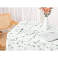 thumbnail image 5 of REGALWOVEN Floral Rectangle Tablecloth Cotton Linen Table Cover, Tassel 55"x71", 5 of 5