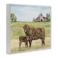thumbnail image 4 of Highland Cow And Calf White Framed Giclee Art, design by Jean Plout, 4 of 9