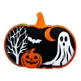 thumbnail image 2 of Adorno de calabaza colgante, recorte de madera ligero, adorno decorativo espeluznante Estilo B, 2 of 9