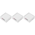 thumbnail image 1 of Caja para Charms GlamWhite4 3Pzas Blanco 4x4x1.7 Plástico Interior Terciopelo Joyero con Logo., 1 of 3