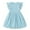 Blue 1, variant on Girls Solid Colours Dress Patchwork Tutu Casual Dresses for 6M-6T Baby Kids Cotton Sleeveless Sundress Party Gown