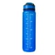 thumbnail image 5 of Botella motivacional de 1lt con popote plástico integrado azul Agua 1 HAPPY ME Botella Motivacional, 5 of 6