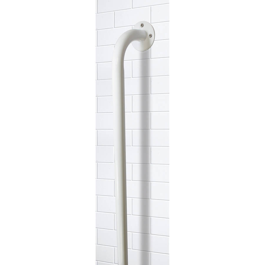 Essential Medical Supply Metal Grab Bar for the Shower or Tub in White