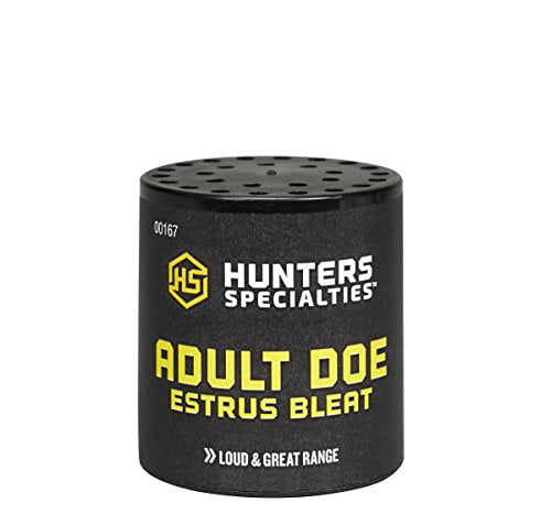 Hunters Specialties HS-00167 Adult Doe Estrus Bleat Can Call, Adult Doe Estrus Bleat Can Call