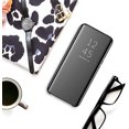 thumbnail image 2 of Compatible With Sumsung Galaxy Note10 Case, Clear View Protective Standing Cover Galaxy Note10 Phone Case Flip Cover Mirror Protective Case For Galaxy Note10 Phone Case, 2 of 4