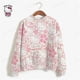 thumbnail image 3 of Sudadera con capucha de HELLO KITTY para mujer, nueva sudadera con capucha de anime Kpop, moda coreana, fina y elegante, sudaderas con capucha de dibujos animados rosas Kawaii para mujer, tallas S a 3, 3 of 5