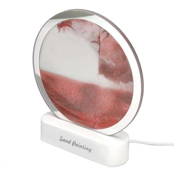 Luz Nocturna Relajante De Movediza, Exquisita Lámpara De En Capas Para Decoración Del Hogar, Con Protección Para Los Ojos, Para Dormitorio, Sala De Estar, Oficina