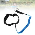 thumbnail image 4 of Surfboard Leash, 10ft 7mm TPU Rope with High Strength Steel Joints for Small to Medium Waves, Adjustable Touch Fastener for Surfing, 4 of 7