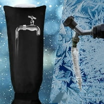 Hose Bib Covers Water Hose Bib Socks Black Outdoor Faucet Covers for Winter Waterproof Sturdy Pipe Covering Supplies
