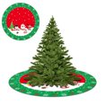 thumbnail image 1 of XWSHYW Productos para Mascotas Gatos Falda de Árbol de Navidad, Suministros de Decoración Navideña, Delantal de Decoración de Árbol de Navidad con Parte Inferior de Árbol Sin Tejido, 1 of 6