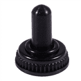 thumbnail image 2 of 20 x Waterproof Toggle Switch Boot Cap Black Rubber Cover 6mm Diameter, 2 of 5