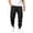 Black, variant on Mens Cargo Pants Casual Cotton Jogger Multi Pockets Outdoor Hiking Work Sweatpants for Active Guys Who Need Storage On The Go Black L