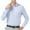 Blue, variant on Floenr Mens T Shirts,Men Turndown Solid Business Pocket Slim Fit Buttons Long Sleeve Shirt
