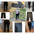 thumbnail image 3 of Women's Comfort Stretchy Slim Skinny High Rise Black Pants, 3 of 5