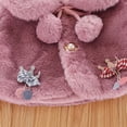 thumbnail image 7 of Edvintorg Cute Cartoon Plush Baby Girls Jacket Christmas Sweet Princess Girls Coat Autumn Winter Warm Cloak Outerwear Toddler Girl Clothes 0-3Y, 7 of 7