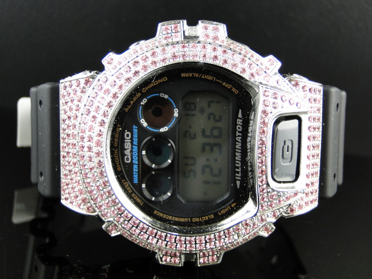 Simulated Diamonds Fully Iced Out G Shock Carat MOISSANITE Iced