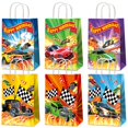 thumbnail image 1 of Bolsas de regalo para fiestas de cumpleaños, 12 unidades, coche caliente, 1 of 7