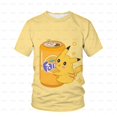 thumbnail image 1 of Camiseta de pokemon para niños, camiseta de pokemon con estampado de Anime, camisetas divertidas Harajuku estampadas, ropa para niños y niñas, tops geniales de verano 120 heqiyong CONDUJO, 1 of 2