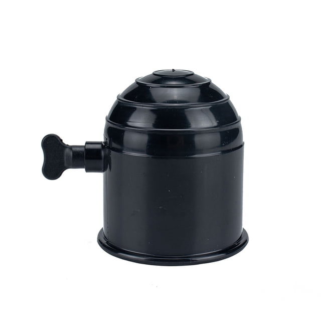 Kenally Cubierta de bola de enganche de remolque ABS, repuesto portátil a prueba de polvo para barcos, tapa de barra de remolque, accesorios Accesorios para vehículos recreativos Negro