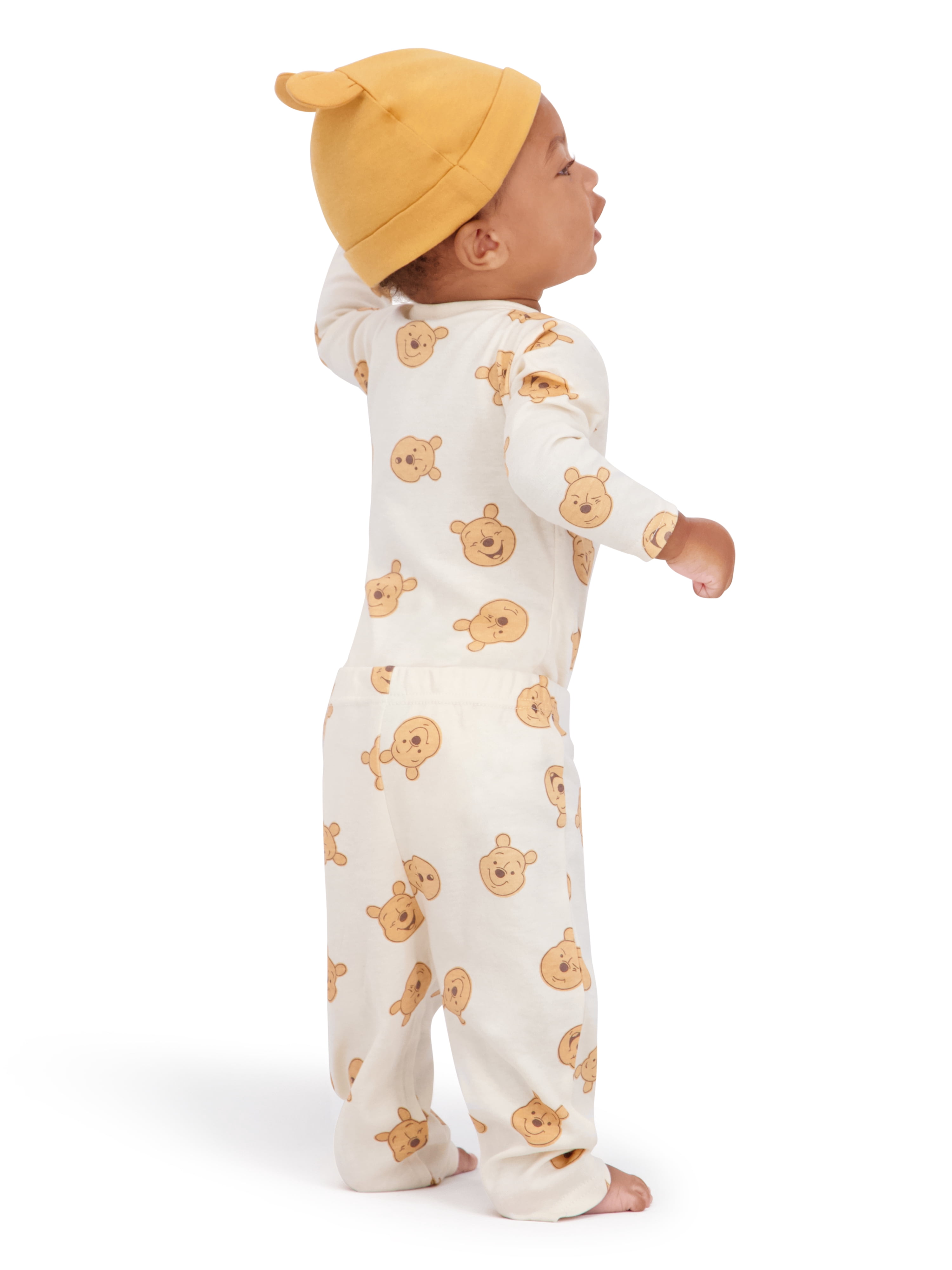 Winnie The Pooh Baby Unisex 3 Piece Matchy Pant Set, Sizes 0-24M