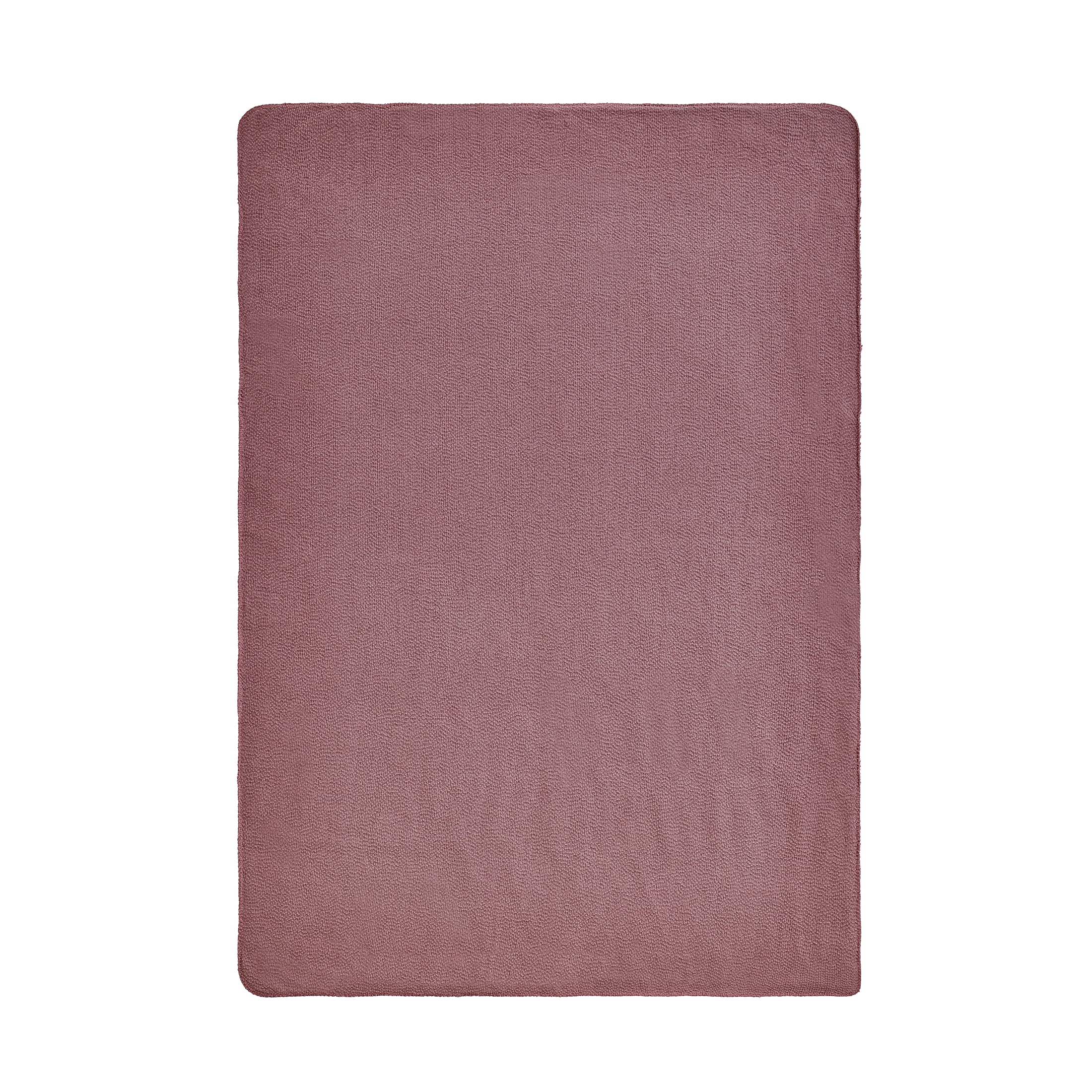 Better Homes & Gardens Violet Gem Boucle Reverse to Faux Fur Oversized Throw, 50 in x 72 in