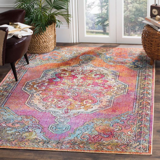 SAFAVIEH Crystal Dean Traditional Area Rug