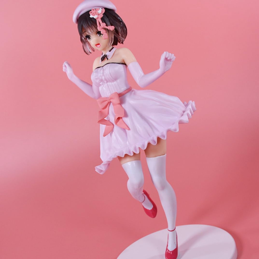 New Saekano: How to Raise A Boring Girlfriend Megumi Kato (White skirt Ver) Character Anime Model Statue Action Figures Desktop Ornament Popular Decorations Fan Souvenirs Creative Gift Collectable