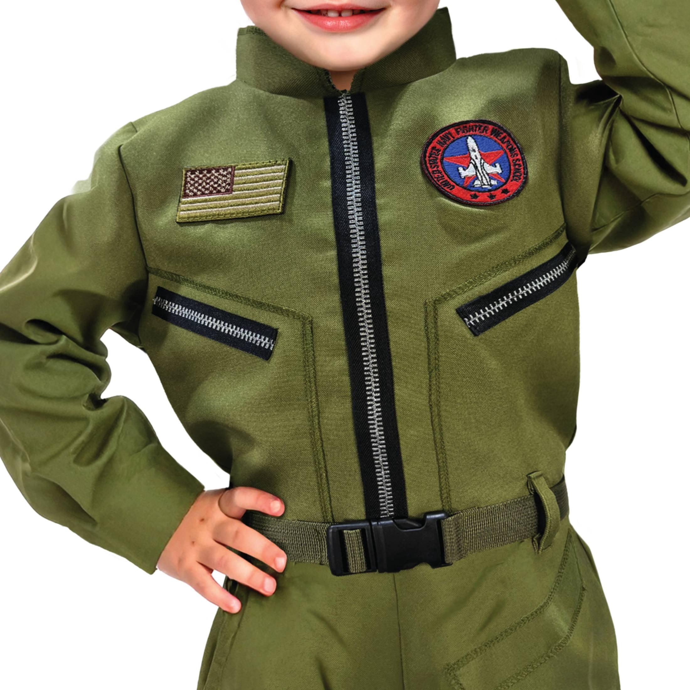 Fighter Pilot Halloween Costume for Toddler, Size 2T, by Way to Celebrate