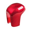 thumbnail image 2 of 2X Cubierta de pomo de cambio de marchas de coche de fibra roja para 2022, 2 of 4