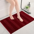 thumbnail image 4 of Uutvmp Bath Mats for Bathroom, Small Bathroom Mat, Extra Soft Plush Bathroom Rugs, Non Slip Striped Bathroom Rugs, Super Absorbent Comfort Indoor Door Mat, 4 of 6